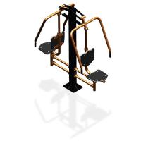 Уличный тренажер  "Жим от груди двойной" УТ204 в Абакане