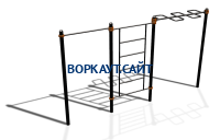Спортивный комплекс воркаут ВС-129 в Абакане
