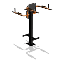 Уличный тренажер  "Брусья-пресс двойной"  УТ202 в Абакане