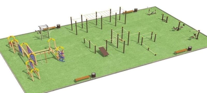 Проект спортивной площадки для любого возраста - 1 096 200 рублей. в Абакане