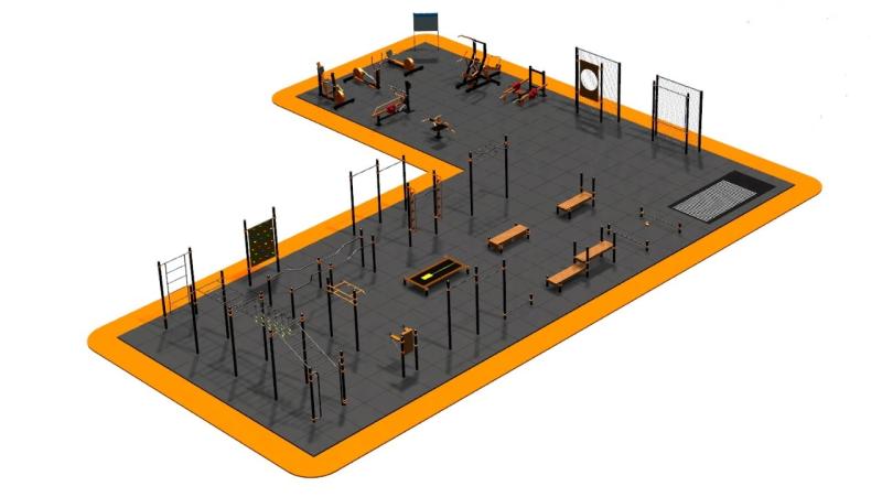 Дизайн проект спортплощадки Угловая в Абакане