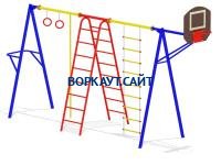 Гимнастический комплекс с баскетбольным щитом МАФ 3001 в Абакане