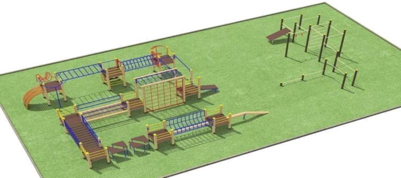 Проект спортплощадки с полосой препятствий - 1 178 100 рублей в Абакане