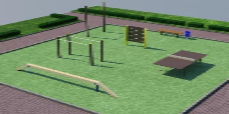 Проект спортплощадки мини спорт  в Абакане