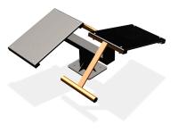 Уличный тренажер  "Скамья для пресса двойная"   УТ213 в Абакане