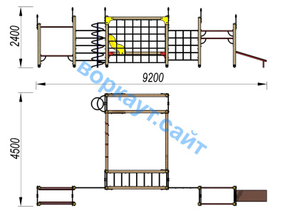 Детский спортивный комплекс ДСК 3102 в Абакане