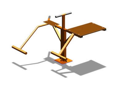 Уличный тренажер "Пресс Гиперэкстензия" УТ327 в Абакане