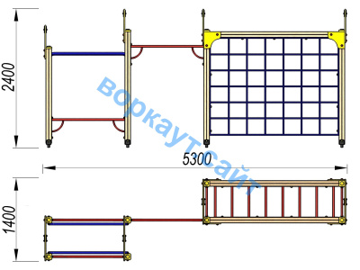 Детский спортивный комплекс Атлет ДСК 3106 в Абакане