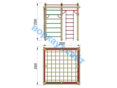 Детский спортивный комплекс ДСК 3110 в Абакане Детский спортивный комплекс ДСК 3110 в Абакане