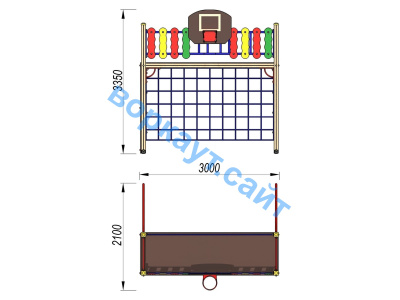 Детский спортивный комплекс ДСК 3101 в Абакане