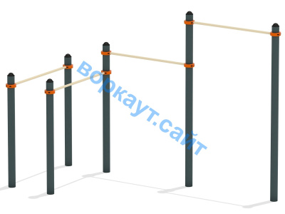 Турник двойной с брусьями ВС-17 в Абакане