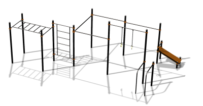 Спортивный комплекс воркаут ВС-153 в Абакане