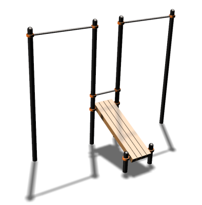 Воркаут турники со скамьей для пресса ВС-27 в Абакане