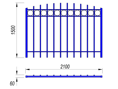 Ограждение спортивной площадки МАФ 5005 в Абакане