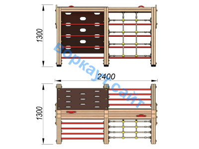 Детский спортивный комплекс ДСК 3203 в Абакане