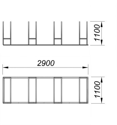 Велопарковка МАФ 6002 в Абакане