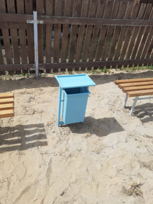 Урна с крышкой МАФ 1631 в Абакане