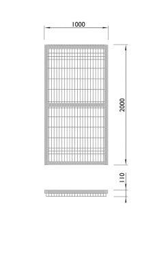 Калитка спортивной площадки МАФ 5105 в Абакане