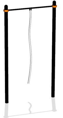 Турник с гимнастическим канатом ВС-34 в Абакане