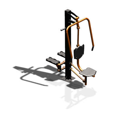 Уличный тренажер "Жим от груди Степпер" УТ342 в Абакане