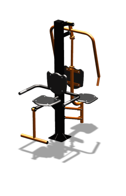 Уличный тренажер "Жим от груди Флекс" УТ324 в Абакане