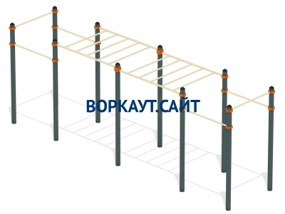Воркаут рукоход с турниками ВС-23 в Абакане
