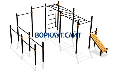 Спортивный комплекс воркаут ВС-109 в Абакане