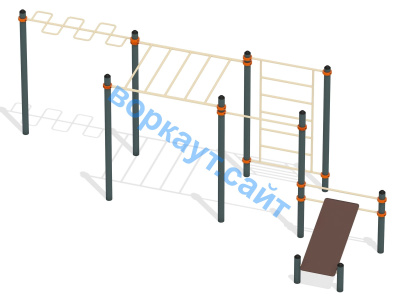 Спортивный комплекс воркаут ВС-45 в Абакане