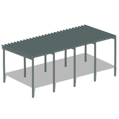 Теневой навес трибун МАФ 4130 в Абакане