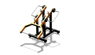 Силовой уличный тренажер  "Мультиштанга"  УТ417 в Абакане