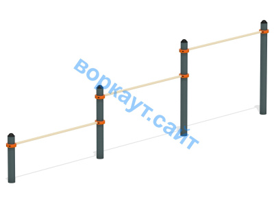 Каскад турников тройной ВС-6 в Абакане