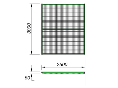 Ограждение спортивной площадки 2500х3000 МАФ 5103 в Абакане