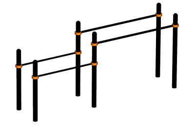 Брусья разновысокие ВС-15 в Абакане