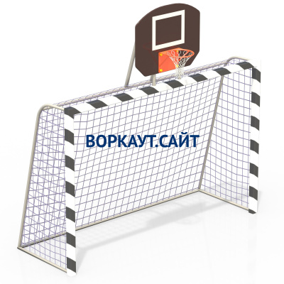 Ворота с баскетбольным щитом СИО 3512 в Абакане
