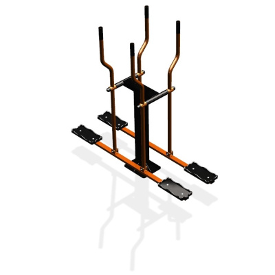 Уличный тренажер  "Лыжи двойные"   УТ210 в Абакане