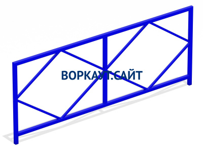 Ограждение площадки МАФ 5001 в Абакане