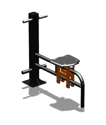 Уличный тренажер "Каталка одинарная" УТ 123 в Абакане