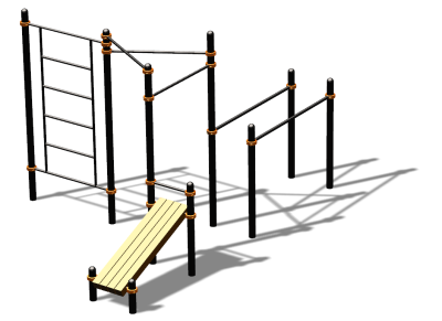 Спортивный комплекс воркаут ВС-140 в Абакане