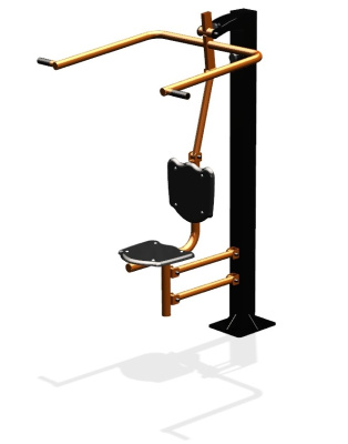 Уличный тренажер "Верхняя тяга одинарный" УТ 114 в Абакане