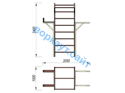 Детский спортивный комплекс 3 в 1 ДСК 3103 в Абакане