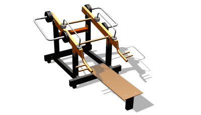Силовой уличный тренажер  "Жим от груди"  УТ422 в Абакане