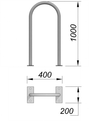 Велопарковка МАФ 6001 в Абакане