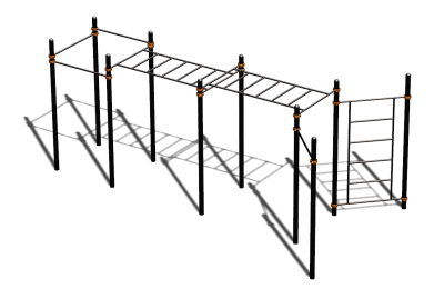 Спортивный комплекс воркаут ВС-118 в Абакане