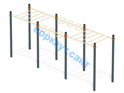 Воркаут комплекс рукоходов ВС-22 в Абакане