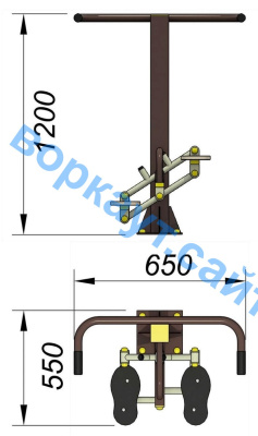 Уличный тренажер "Балансир" УТ 007 в Абакане