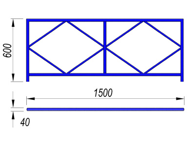 Ограждение площадки МАФ 5001 в Абакане