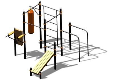 Спортивный комплекс воркаут ВС-93 в Абакане