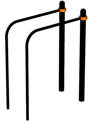 Воркаут брусья приставные ВС-39 в Абакане