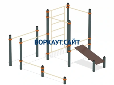 Спортивный комплекс воркаут ВС-43 в Абакане