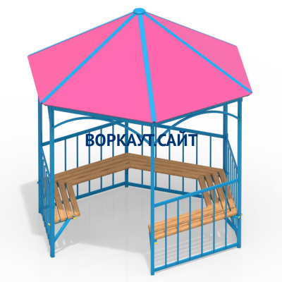 Беседка с лавками МАФ 4120 в Абакане